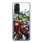 ERT Group Coque de téléphone Portable pour Xiaomi REDMI Note 11S 4G / REDMI Note 11 4G Original et sous Licence Officielle Marvel Motif Avengers 009, Coque en TPU