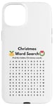 iPhone 15 Plus Christmas Word Search Game Case