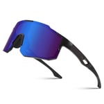 FEISEDY Sport Lunettes de Soleil Hommes Femmes Cyclisme Lunettes de Sport Miroir pour VTT Vélo de Route Randonnée Running UV400 Protection B2388