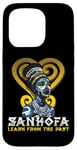 iPhone 15 Pro Learn From The Past African Symbol Adinkra Sankofa History Case