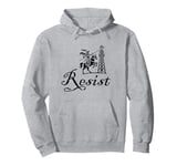 Resist Don Quixote Cell Tower Jousting Protest Pullover Hoodie