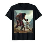 David and Goliath Bible Book of Samuel King David T-Shirt