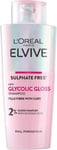 L'Oreal Elvive Glycolic Gloss Shampoo, Smooth & Shine, Sulfate-Free, 200ml