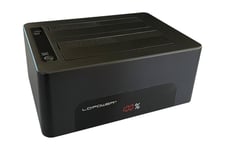 LC Power LC-DOCK-U3-V - HDD dockingstation - SATA - USB 3.1 (Gen 2)