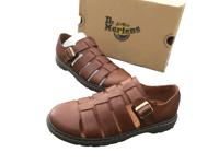 Dr Martens Fenton tan brown leather fisherman sandals UK 9 EU 43