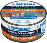 Bande d'étanchéité Extra Adhésive Soprema ardoise 5cm x 5m, ép. 0.6mm