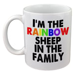 I'm the Rainbow Sheep in the Family Fun Design Mug XCMN354