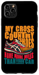 Coque pour iPhone 11 Pro Max Mes chaussures de cross-country ont plus de milles pour