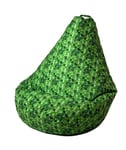 5905359295303 Sako bag pouffe Pear print Minecraft L 105 x 80 cm Go Gift