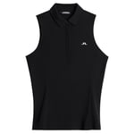 J.Lindeberg Dena Sleeveless Pique Dame Svart S