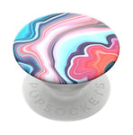 PopSockets: PopGrip Expanding Stand and Grip with a Swappable Top for Phones & Tablets - Banded Agate