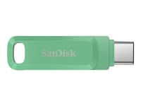 SanDisk Ultra Dual Drive Go - Clé USB - 64 Go - USB 3.2 Gen 1 / USB-C - vert absinthe