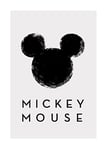 Komar Mickey Mouse Silhouette – Taille : 50 x 70 cm Tableau mural, poster (sans cadre) Disney