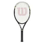 Wilson Raquette de Tennis , Hyper Hammer 5.3, pour Joueurs Débutants à Intermédiaires, Taille de Manche L3, Noir/Blanc/Vert, WRT58610U3