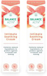 Balance Activ Intimate Soothing Cream, 2 Pack (40mL), Relieves Irritation & Itch