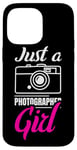 Coque pour iPhone 14 Pro Max Camera Girl Picture Artist Girl Female Photographer