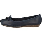 Clarks Freckle Ice, Mocassins Femme, Bleu (Navy Leather), 38 EU