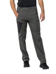 Jack Wolfskin Glastal Pants M Surpantalon Imperméable Pantalon de randonnée, Slate, 46 Homme