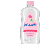 JOHNSON'S Baby Oil 500 ml, Leaves Skin Soft and Smooth, Ideal for Delicate Skin