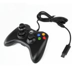 Trådbunden Spelkontroll för Xbox 360 Universal Vibration Trådbunden Joystick Spelkontroll för Android för PC Svart