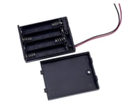 Tru Components Sbh441as Batterihållare 4 R03 (Aaa) Kablar