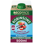 Robinsons Ecopack 60 Serves, Apple and Blackcurrant, 500ml