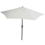 Parasol - PROVENCE OUTILLAGE - 3m - Aluminium - écru - Déperlante - Inclinable