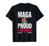 Proud MAGA Garbage Trump Supporter Trash Can Cartoon Funny T-Shirt