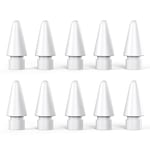 Tips Compatible with Apple Pencil 2 Gen iPad Pro Pencil - iPencil Nib for iPad Pencil 1 st/ 2 Gen White 10 Pack