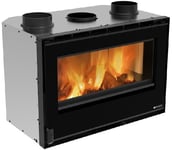 Le Nordique Insert 80 Crystal Evo 2.0 Aéré Noir 7,4KW 6016814