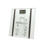 DIGITAL SQUARE GLASS BODY ELECTRONIC SCALE LCD BODY FAT WEIGHING SCALE 180KG