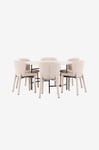 Venture Home - Matbord Copenhagen med Astoria-stol - Beige