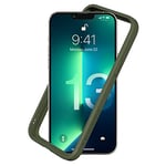 RhinoShield Coque Bumper Compatible avec [iPhone 13 Pro Max] | CrashGuard NX - Protection Fine Personnalisable - Absorption des Chocs [sans BPA] - Vert Kaki