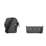 EASTPAK Taschen/Rucksäcke/Koffer The One Shoulder Bag black denim (EK04577H) NS grau & Benchmark Single Pencil Case One Size