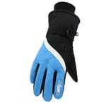 Gants Chauds pour HommesGants Chauds d'hiver pour Hommes Gants De Ski Thermiques Imperméables Coupe-Vent Gants AntidérapantsVêtements De Camping (Size:As The Picture Shows; Color:Blue)