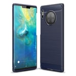 Carbon Flex Huawei Mate 30 Pro skal - Blå