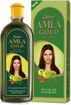 Dabur AMLA GOLD Strength Moist Natural Conditioner Split End Hair Oil 200ML x 2