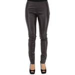 Pantalon Giorgio  Leggings Giorgio cuir stretch ref_cco32451 marron