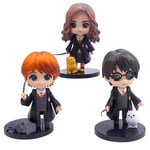 Anime Harry Potter Figure Hermione Ron Malfort Model Dolls Q Version Doll Car