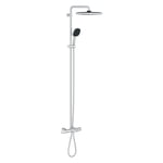 GROHE QuickFix Chrome Vitalio Comfort 250 Shower System with Bath Therm 26984001