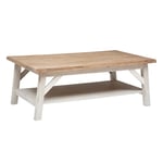 Table Basse en Bois "Olbia" 120cm Blanc