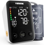 Vimmk Blood Pressure Monitor CE Approved, Upper Arm BP Machine with LED Display