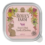 Rosie's Farm Adult säästöpakkaus 32 x 100 g - lammas & kana