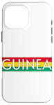 iPhone 16 Pro Max GUINEA FLAG SPORTS SOCCER FOOTBALL ATHLETIC TEAM JERSEY Case