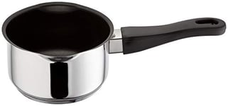 Judge Vista J302EA Stainless Steel Non-Stick Milk Pan with Pouring Lip 14cm 1L, Induction Ready, Oven Safe, 25 Year Guarantee