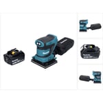 Dbo 480 M1 Ponceuse vibrante sans fil 18 v 112 x 102 mm + 1x batterie 4,0 Ah - sans chargeur - Makita