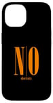 Coque pour iPhone 14 Orange NO raccourcis Orange Graphic