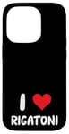 Coque pour iPhone 14 Pro I Love Rigatoni - Pâtes Cuisine Italienne Cook Chef Cooking