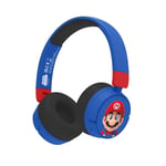 OTL Technologies Super Mario SM1001 écouteur/casque Avec fil &sans fil Arceau Jouer USB Type-C Bluetooth Bleu, Rouge - Neuf