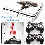 Kit De Autocollants Skin Decal Pour Console De Jeu Ps4 Slim Full Body Uncharted 4, T1tn-Ps4slim-0857